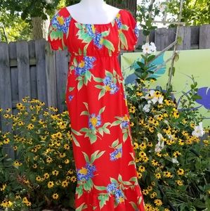 Kailua Made in Hawaii Dress MuuMuu Size Small Hawaiian